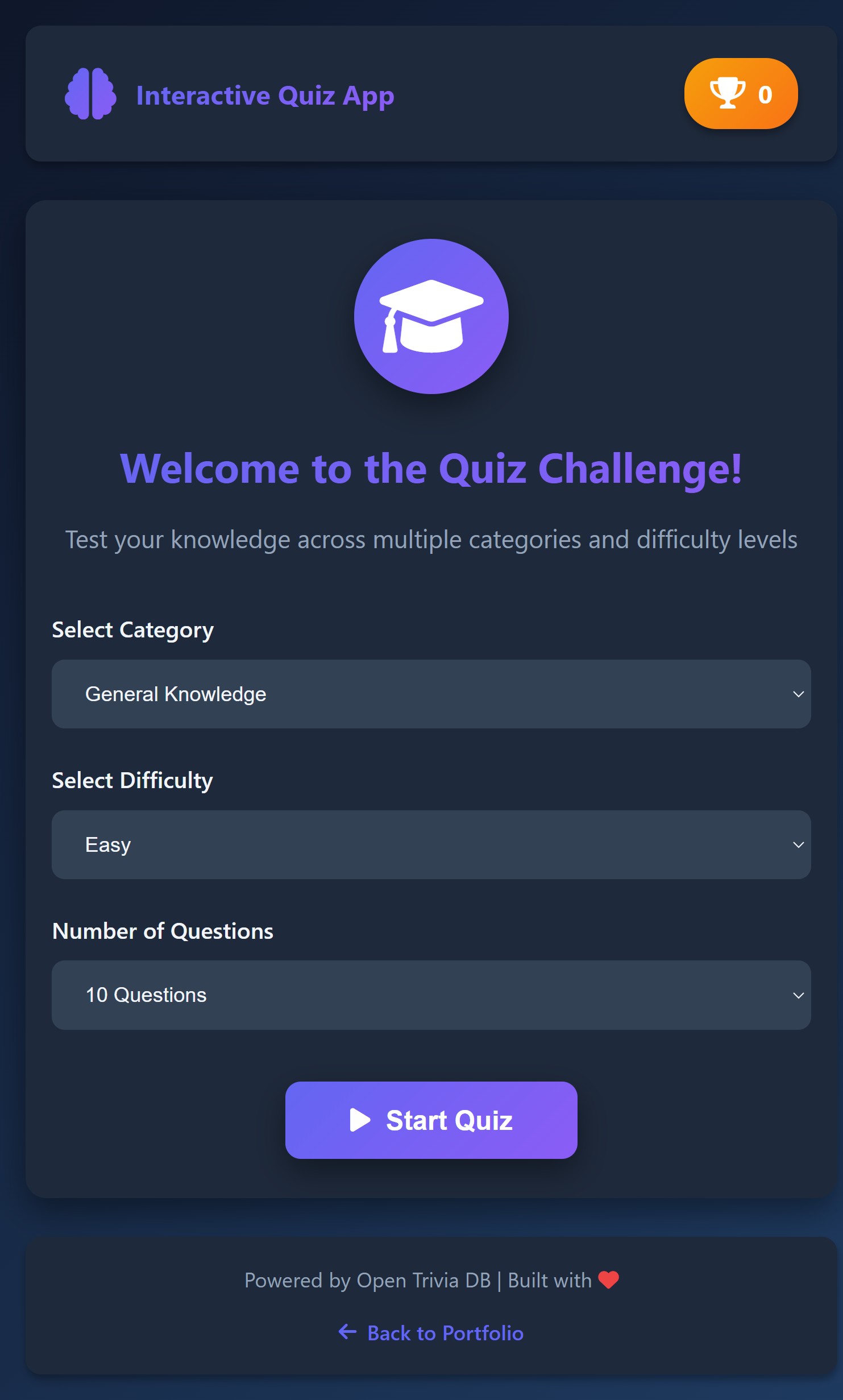 Quiz Game